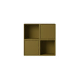 Stacked Storage System: Hallway + Configuration 4 + Brown Green