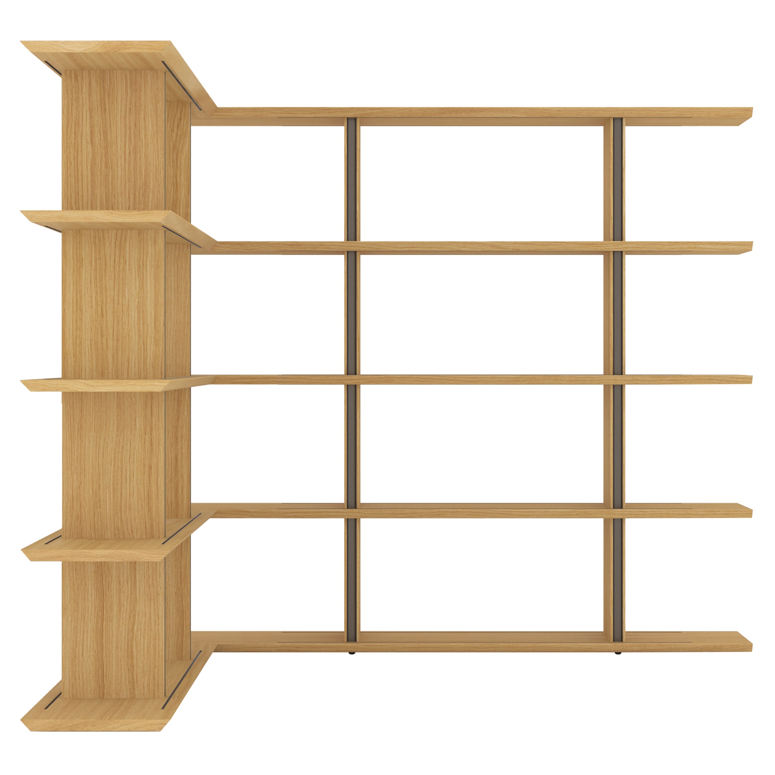 Stockholm Shelf: Composition 10 + Super-Matt Oak + Anodised Aluminum Bronze