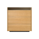 Stockholm STH012 Chest of Drawers: Composition 1 + Super-Matt Oak + Anodised Aluminum Bronze + Black
