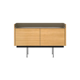 Stockholm Sideboard: STH201 + Super-Matt Oak + Anodized Aluminum Bronze + Black