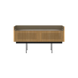 Stockholm Slim Sideboard: STH253 + Super-Matt Oak + Anodized Aluminum Bronze + Black