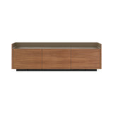 Stockholm STH301 Sideboard: Composition 1 + Super-Matt Walnut + Anodised Aluminum Bronze + Black