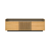 Stockholm STH303 Sideboard: Composition 1 + Super-Matt Oak + Anodized Aluminum Bronze + Black