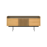 Stockholm Technic Sideboard: STH303 + Super-Matt Oak + Anodized Aluminum Bronze + Black