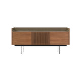 Stockholm Technic Sideboard: STH303 + Walnut Stained Walnut + Anodized Aluminum Bronze + Black