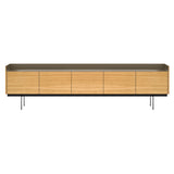 Stockholm Sideboard: STH503 + Super-Matt Oak + Anodized Aluminum Bronze + Black