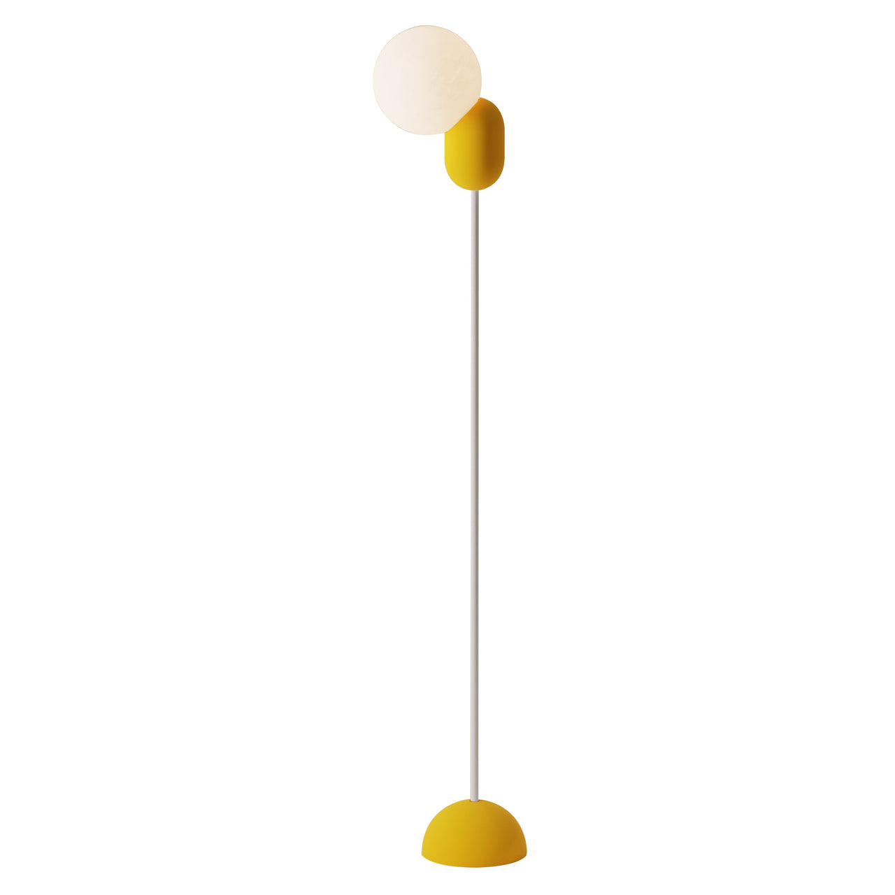 Cantilever Floor Light: Sunrise + White