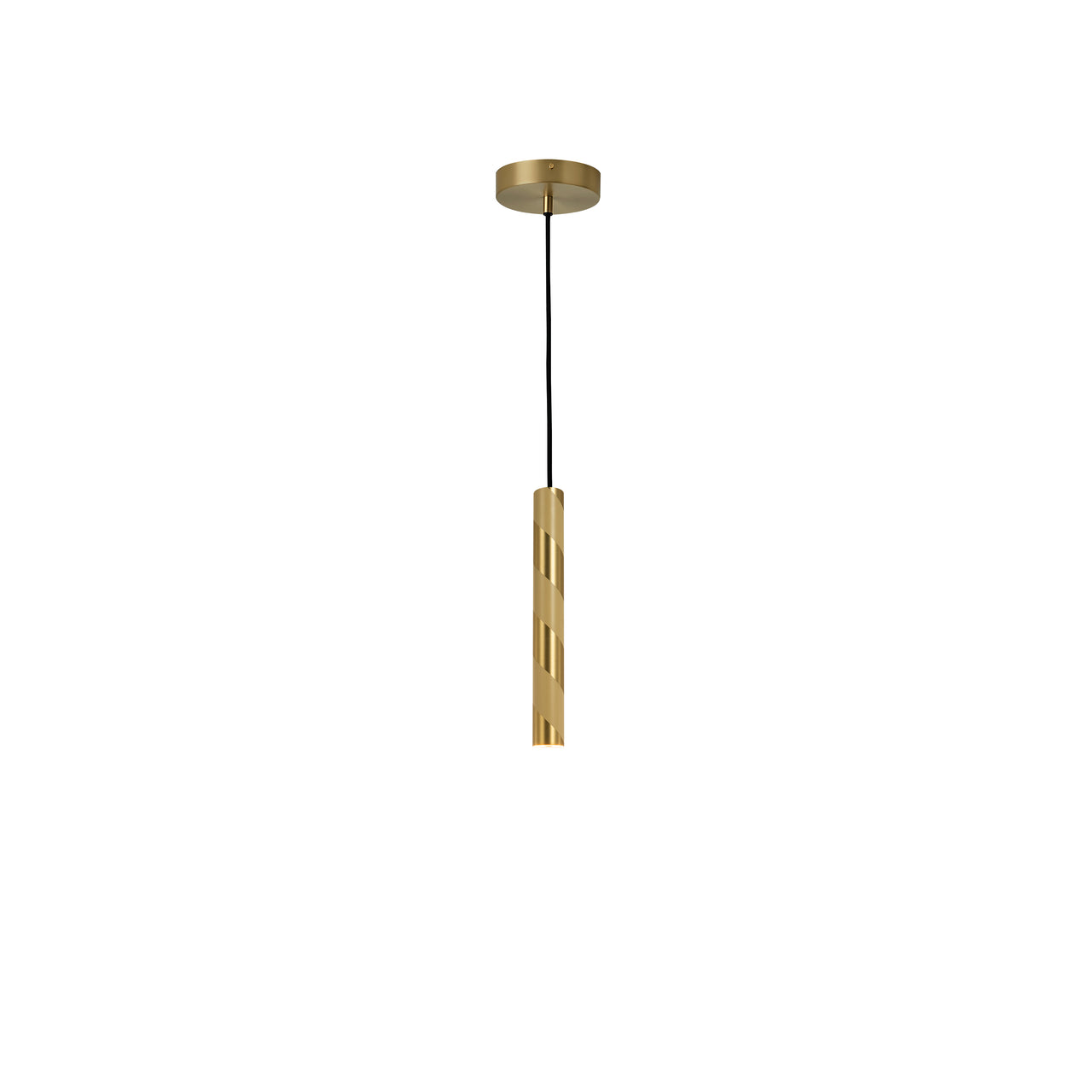 Candy Pendant: Satin Brass + 1