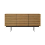 Sussex 12 Sideboard with Drawers: SSX331 + Super-Matt Oak + Black + Composition 3