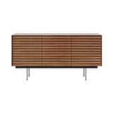 Sussex 12 Sideboard with Drawers: SSX331 + Super-Matt Walnut + Black + Composition 3