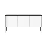 Tactile Sideboard: TAC210 + White Texturised Lacquered + Ebony Stained Oak