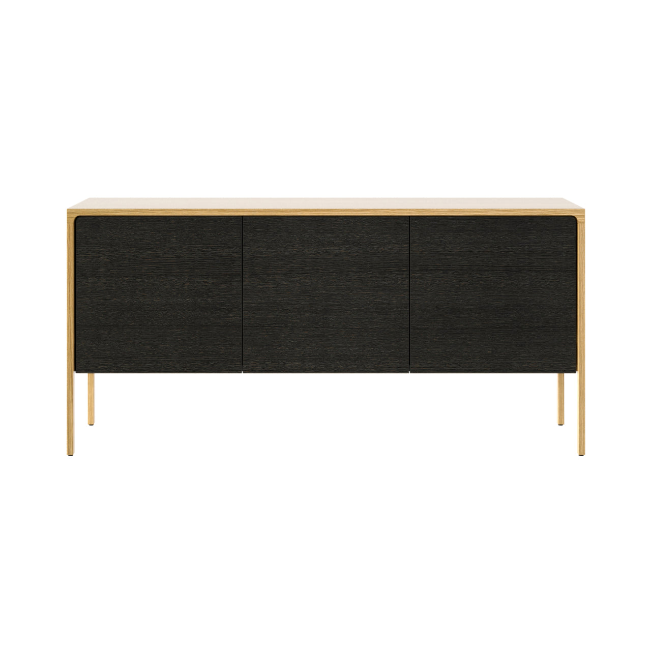 Tactile Sideboard: TAC210 + Dark Grey Stained Oak + Whitened Oak