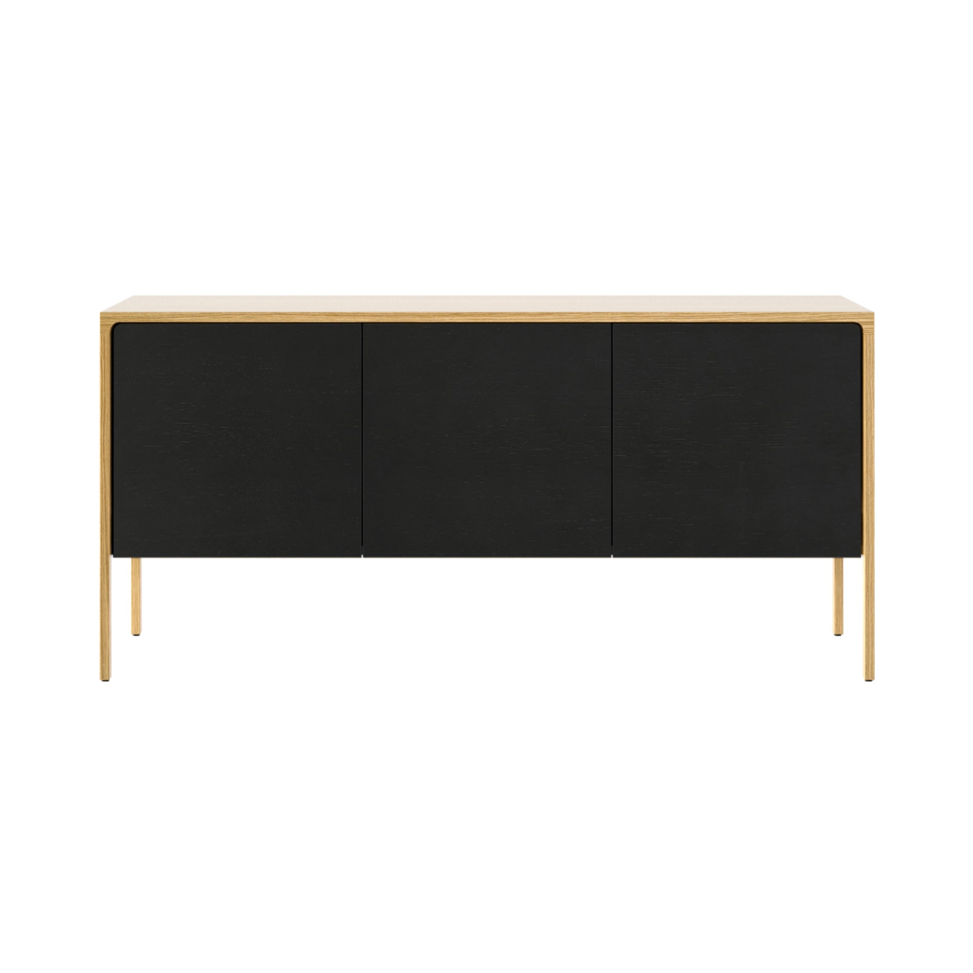 Tactile Sideboard: TAC210 + Ebony Stained Oak + Whitened Oak