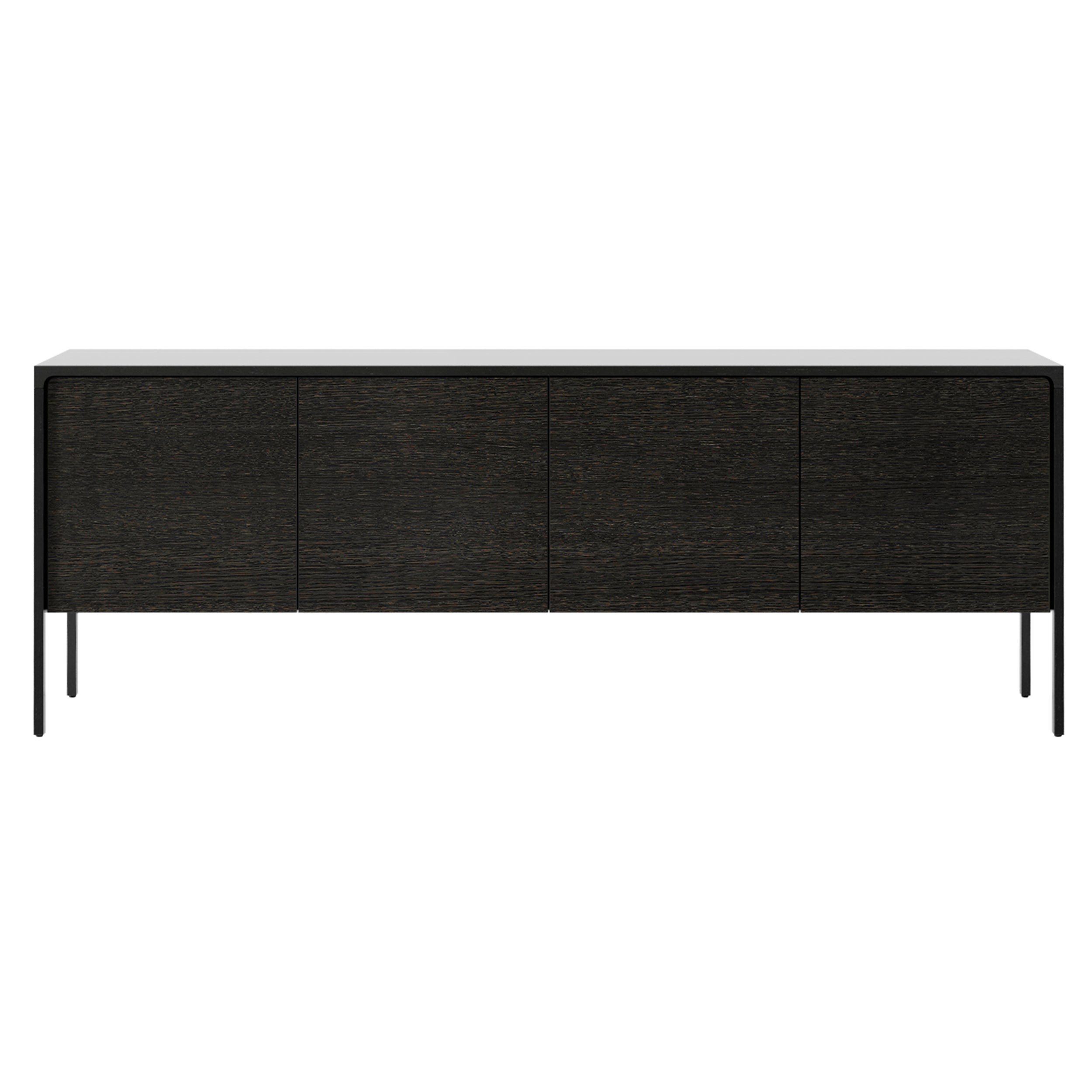 Tactile Sideboard: TAC215 + Dark Grey Stained Oak + Ebony Stained Oak