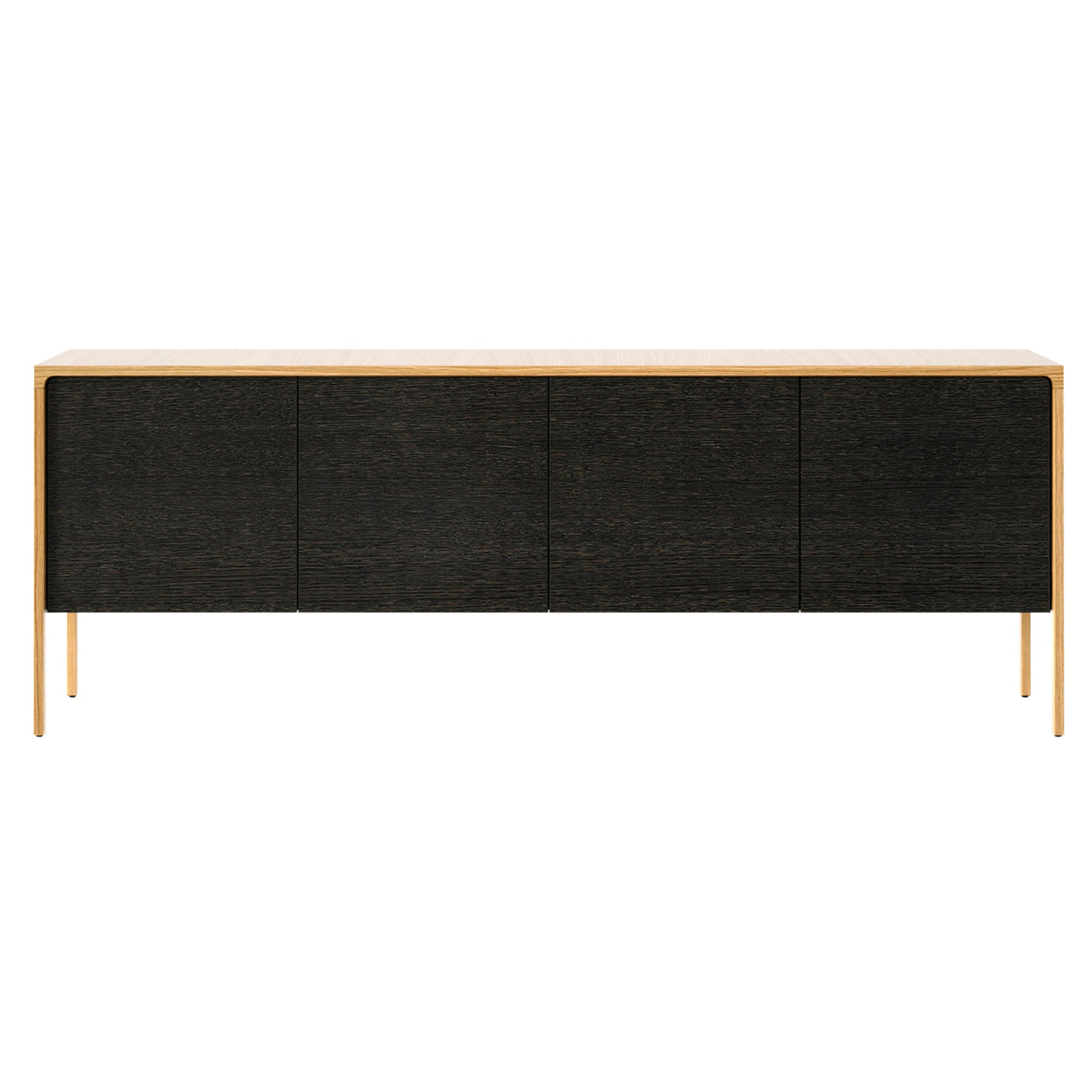 Tactile Sideboard: TAC215 + Dark Grey Stained Oak + Super-Matt Oak