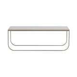 Tati Lounge Table: Large + Glass Top +  Nougat