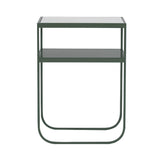 Nati Tati Console: High + Carrara Marble + Green Khaki