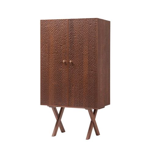 Touch Cabinet: Tall + Oiled Walnut