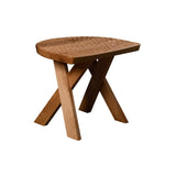 Touch Stool: Half Moon + Oiled Oak