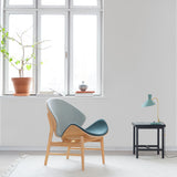 The Orange Lounge Chair: Seat + Back Upholstered