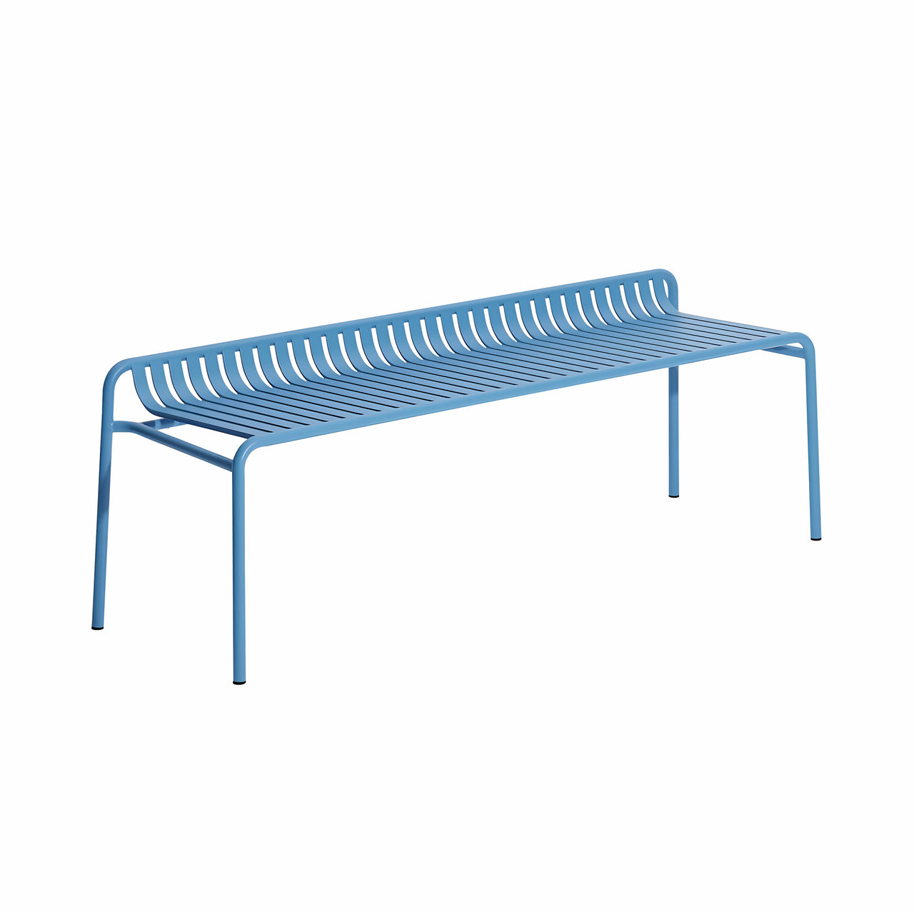 Week-End Garden Stacking Bench without Back: Sky Blue