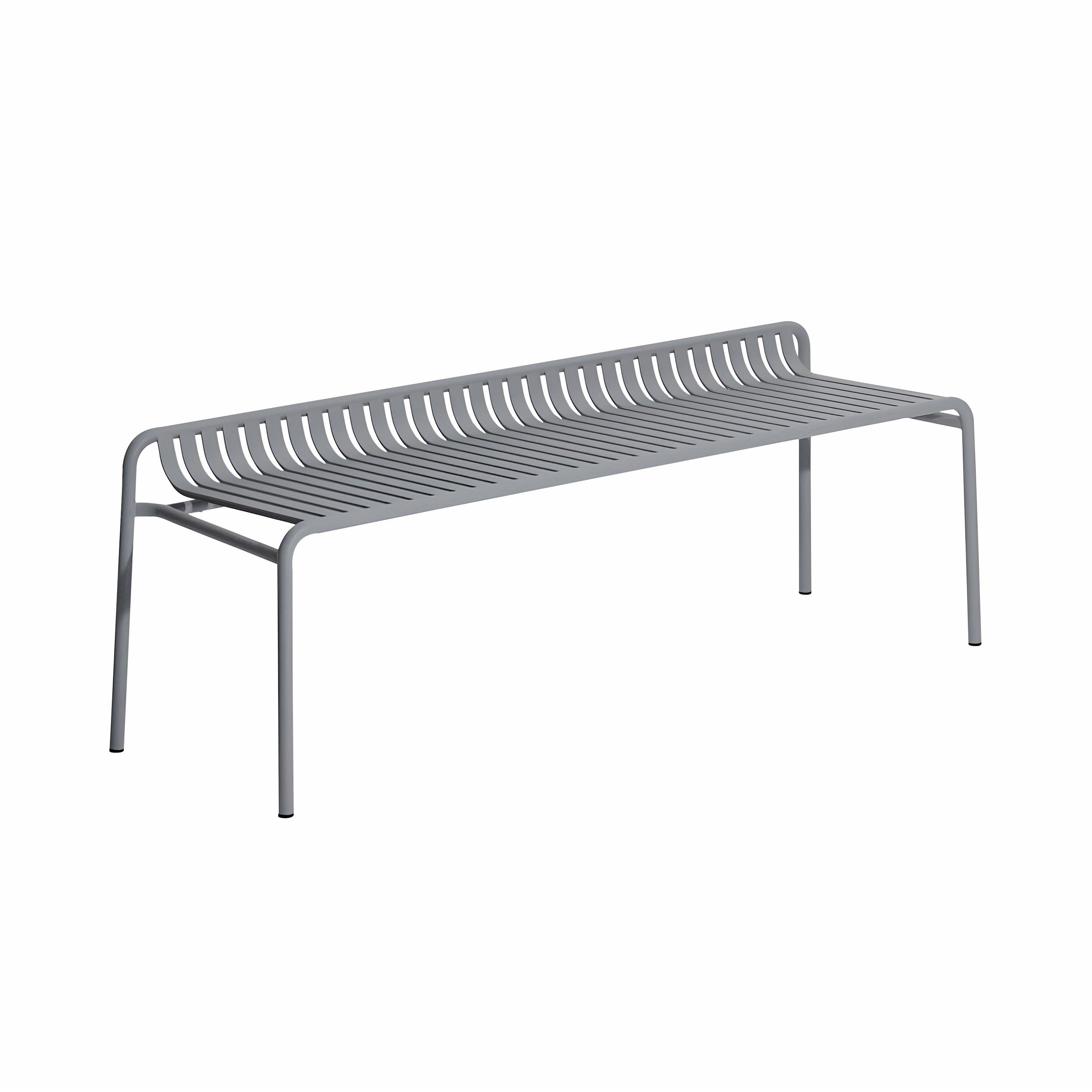 Week-End Garden Stacking Bench without Back: Stone Grey