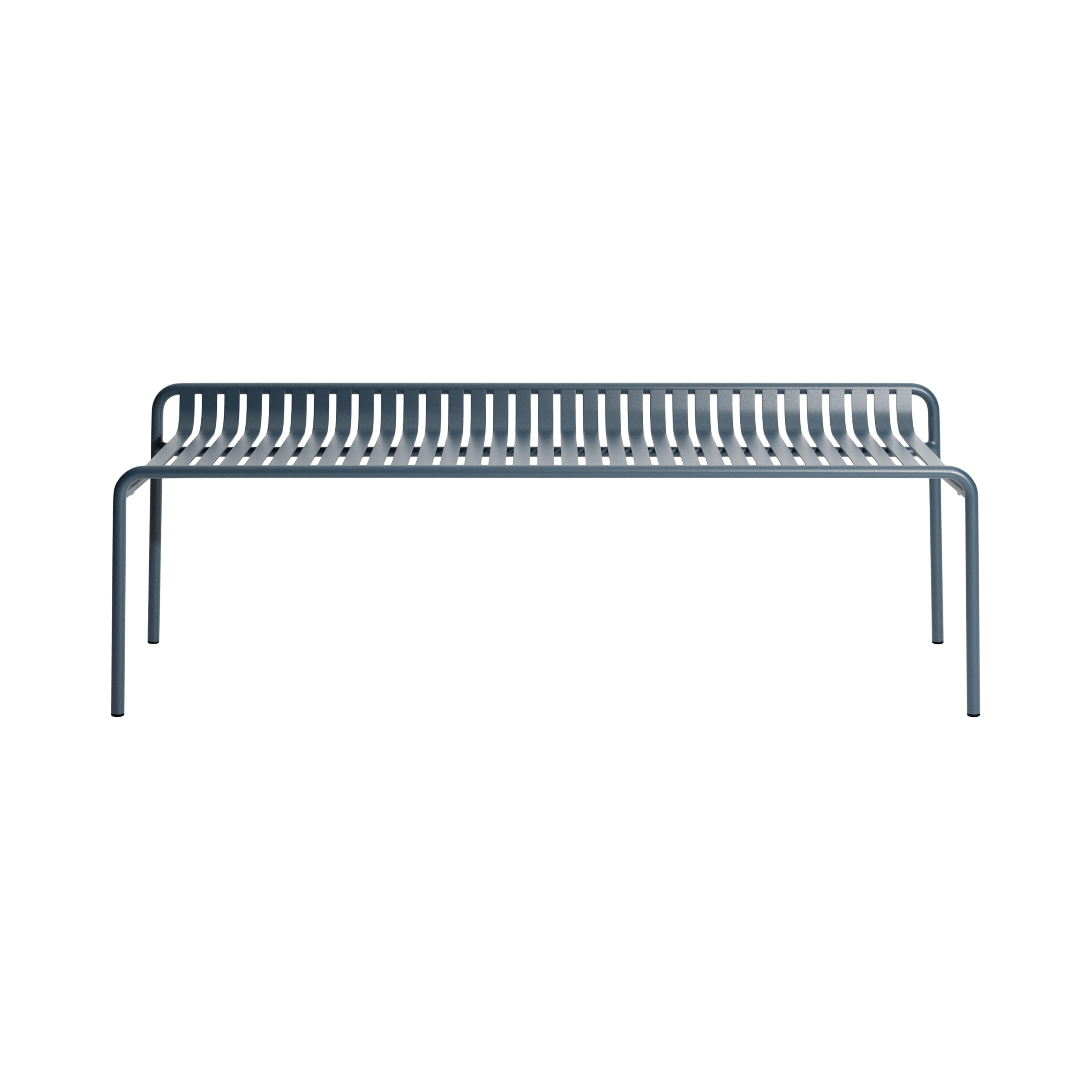 Week-End Garden Stacking Bench without Back: Grey Blue