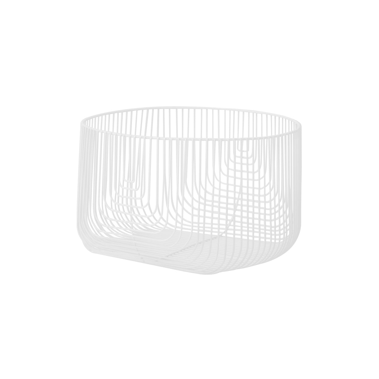 Bend Basket: White