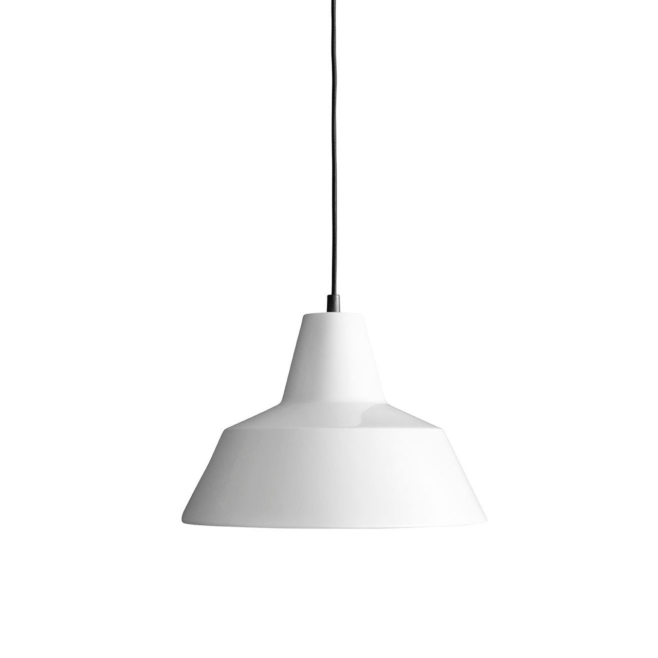 Workshop Pendant Lamp W3: Matte White