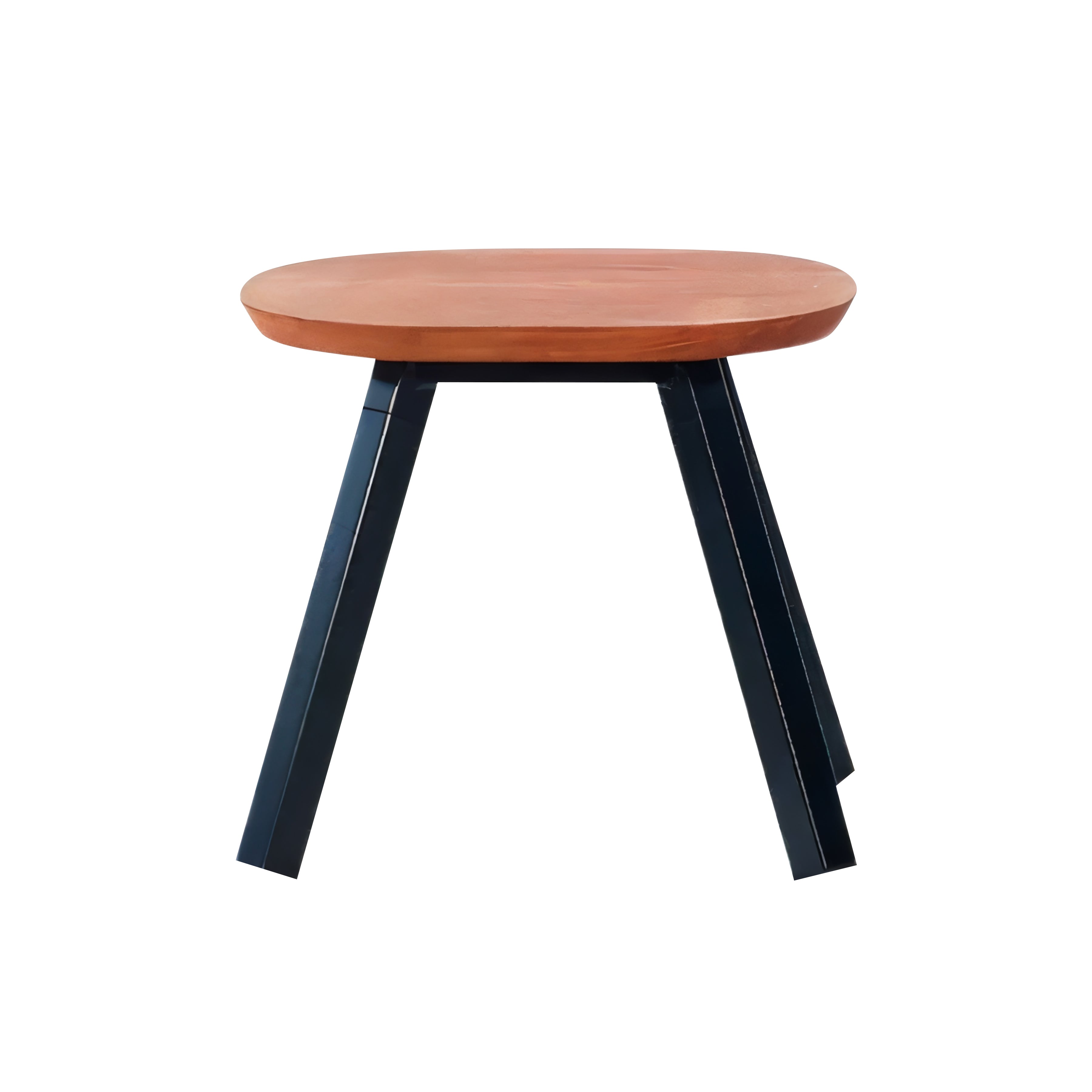 You and Me Indoor Footstool: Jet Black + 1 + Without Cushion