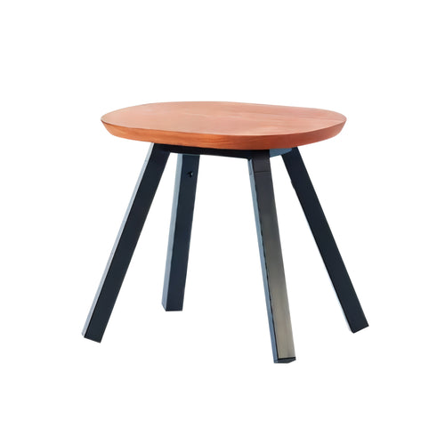 You and Me Indoor/Outdoor Footstool: Jet Black + 1 + Without Cushion