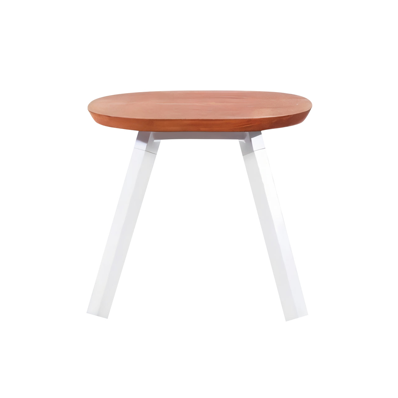 You and Me Indoor Footstool: Traffic White + 1 + Without Cushion