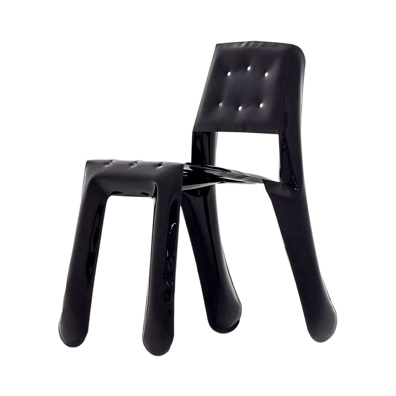 Chippensteel 0.5 Chair: Black Glossy Steel
