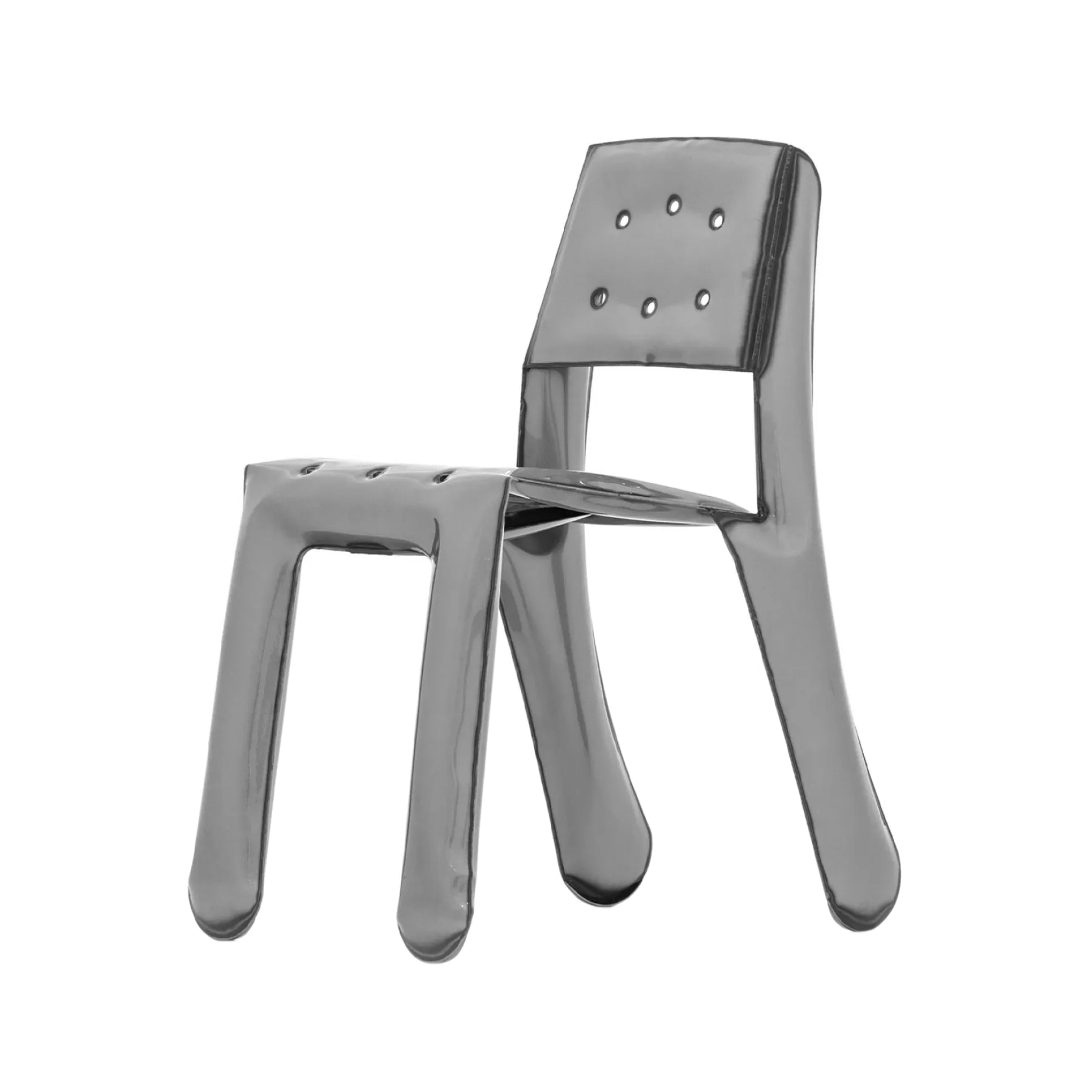 Chippensteel 0.5 Chair: Raw Lacquered Steel