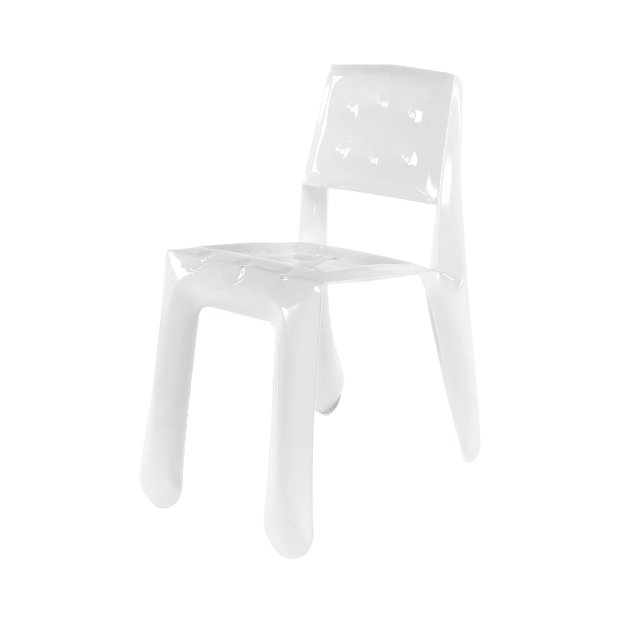 Chippensteel 0.5 Chair: White Matt Aluminum