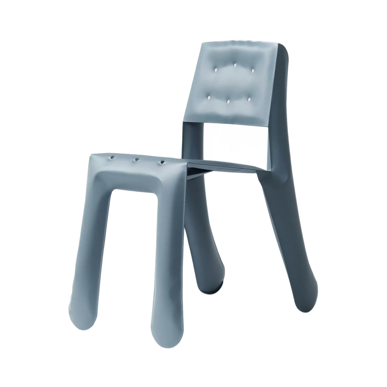 Chippensteel 0.5 Chair: Blue Grey Matt Aluminum