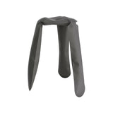 Plopp Kitchen Stool: Umbra Grey Matt Steel