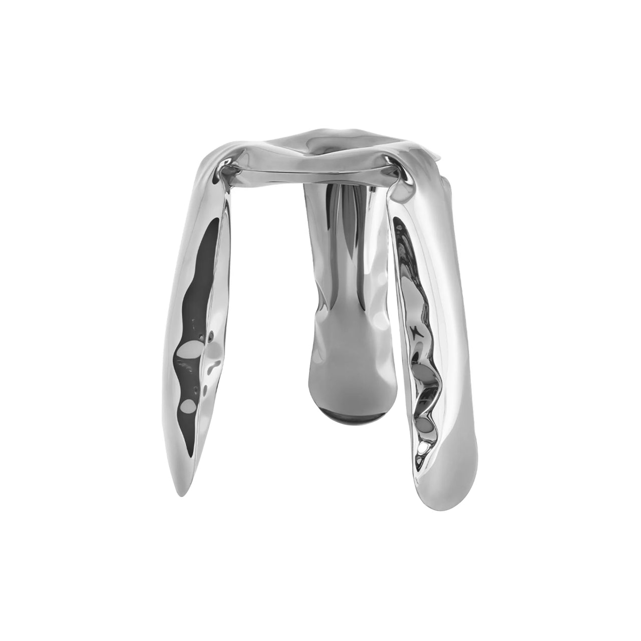 Plopp Standard Stool: Inox Polished