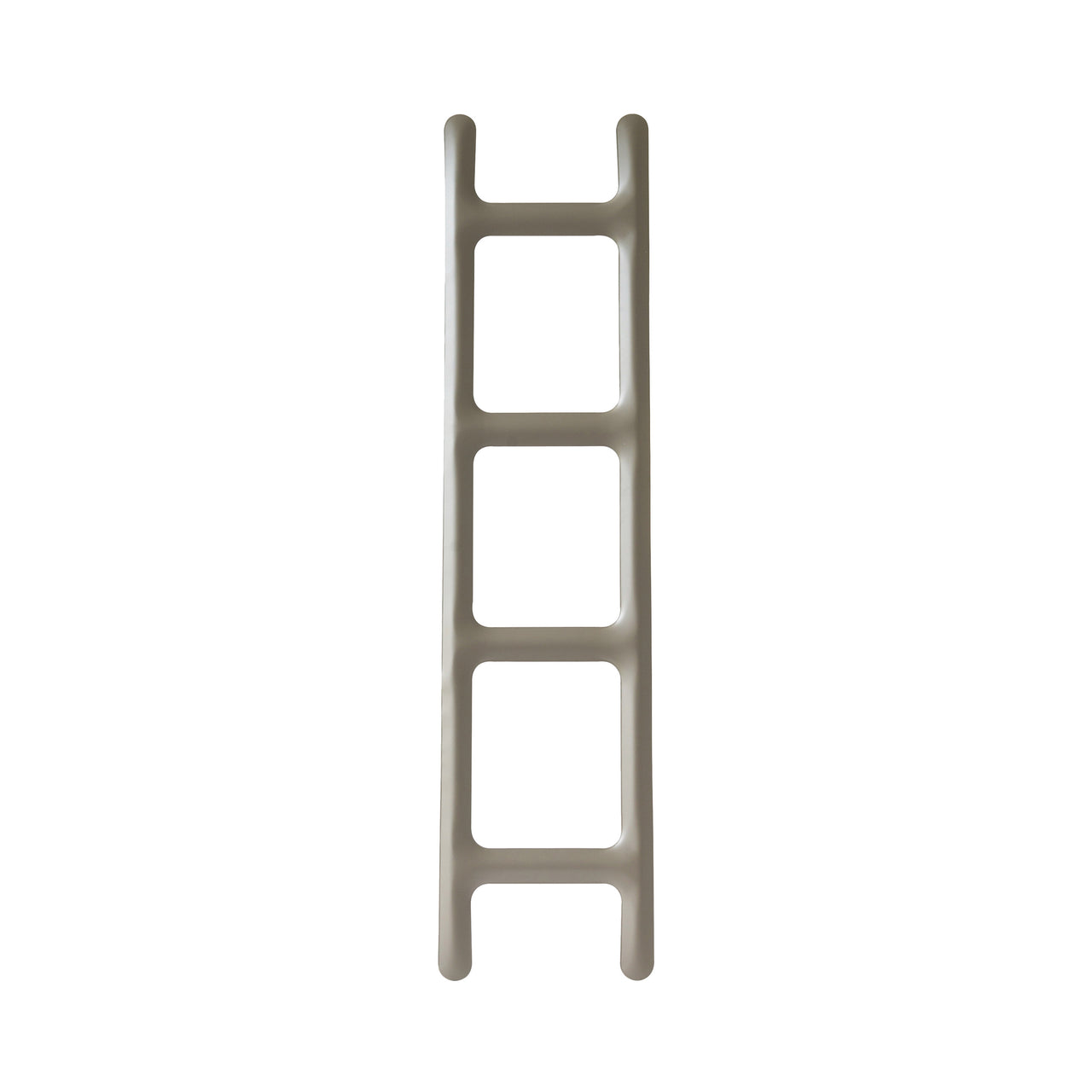 Drab Ladder Hanger: Beige Grey Matt Steel