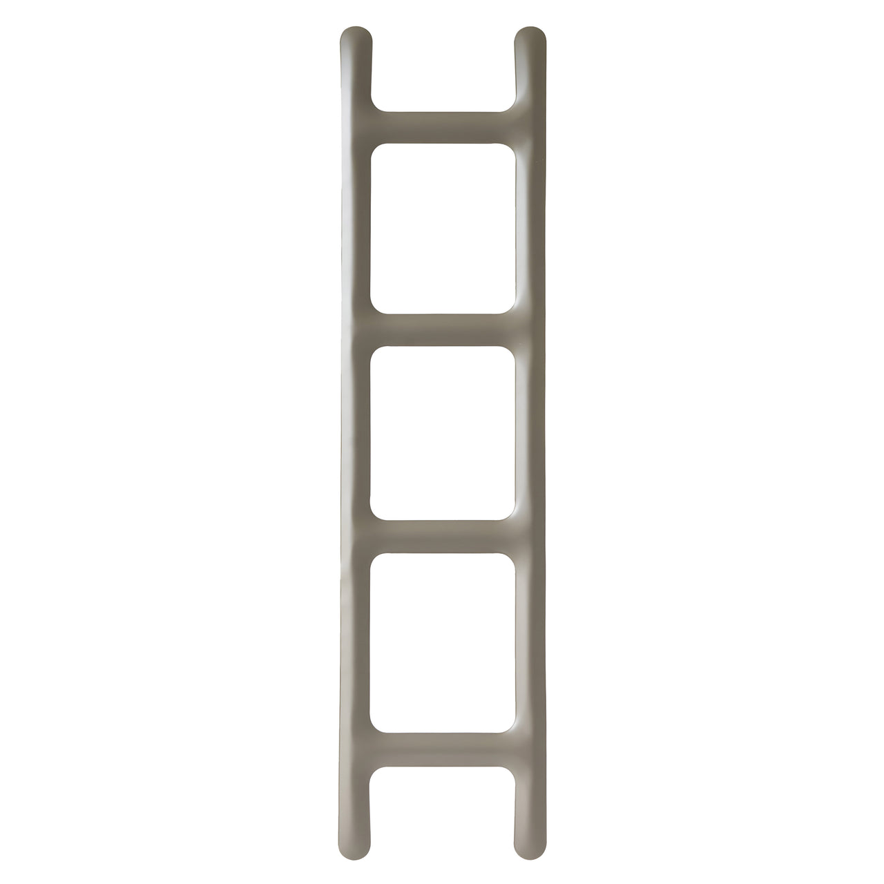 Drab Ladder Hanger: Beige Grey Matt Steel