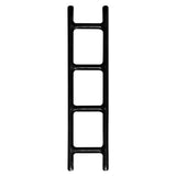 Drab Ladder Hanger: Black Glossy Steel