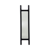 Drab Mirror: Black Glossy Carbon Steel
