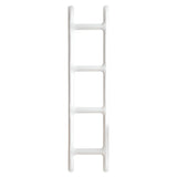 Drab Ladder Hanger: White Glossy Steel