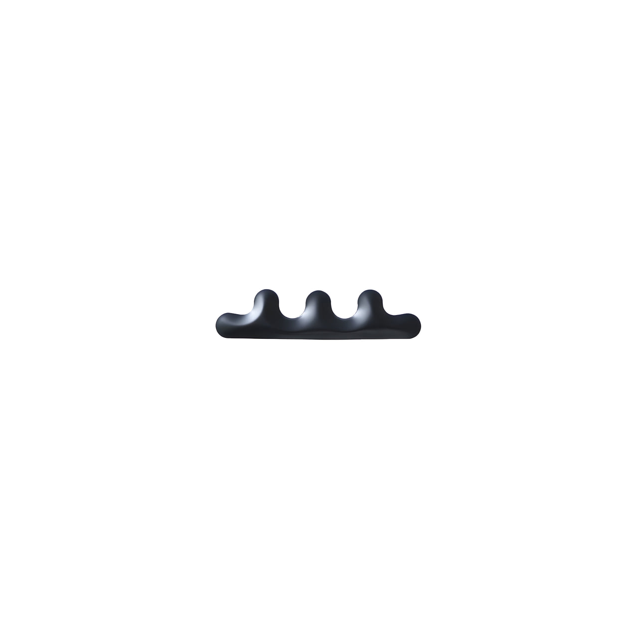 Kamm Wall Hanger: Graphite Grey Matt Steel