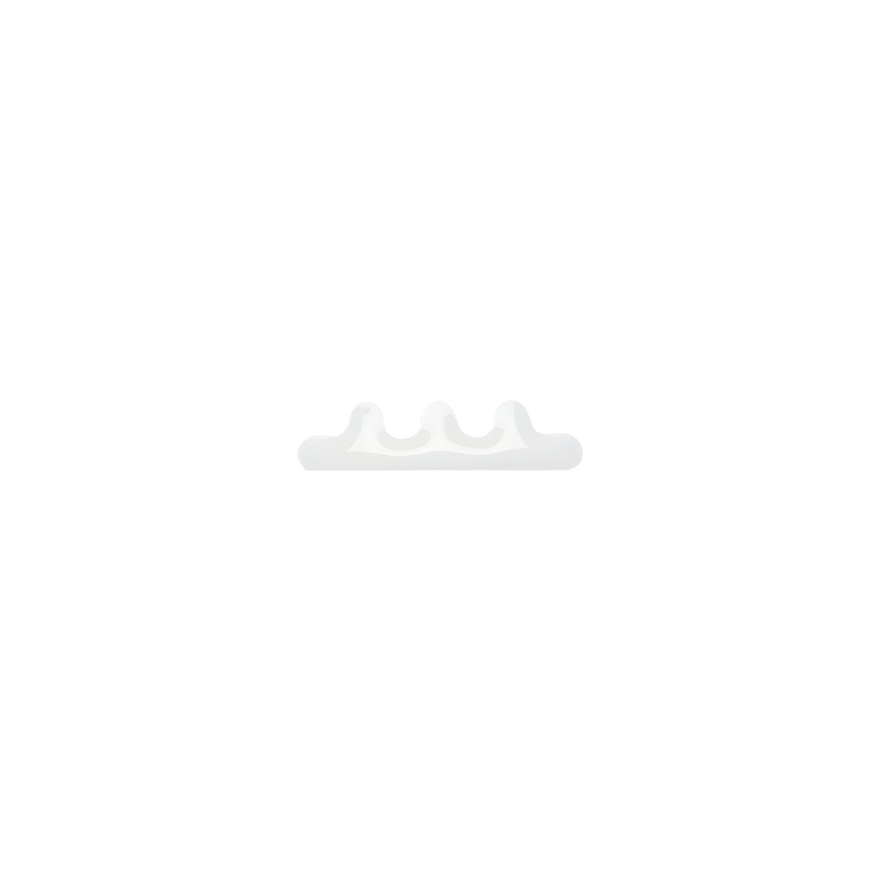 Kamm Wall Hanger: 3 + White Glossy Steel