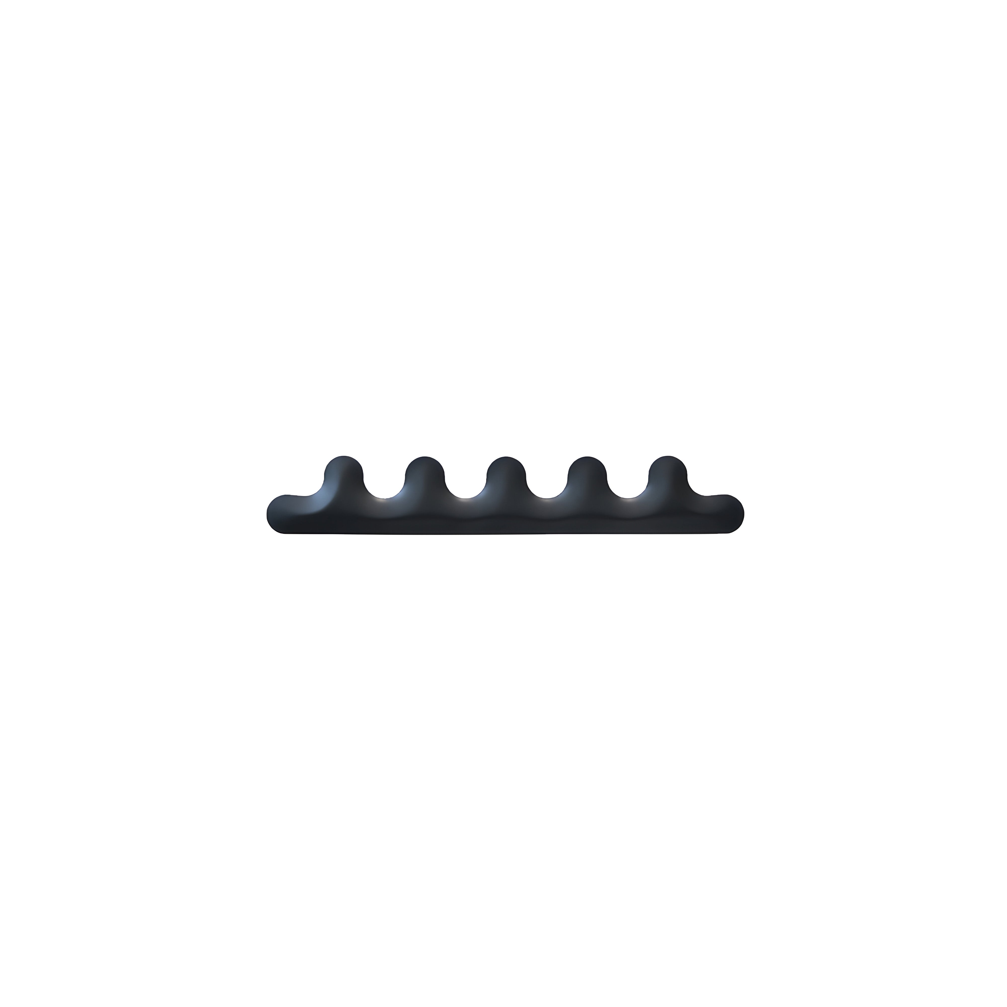 Kamm Wall Hanger: 5 + Graphite Grey Matt Steel