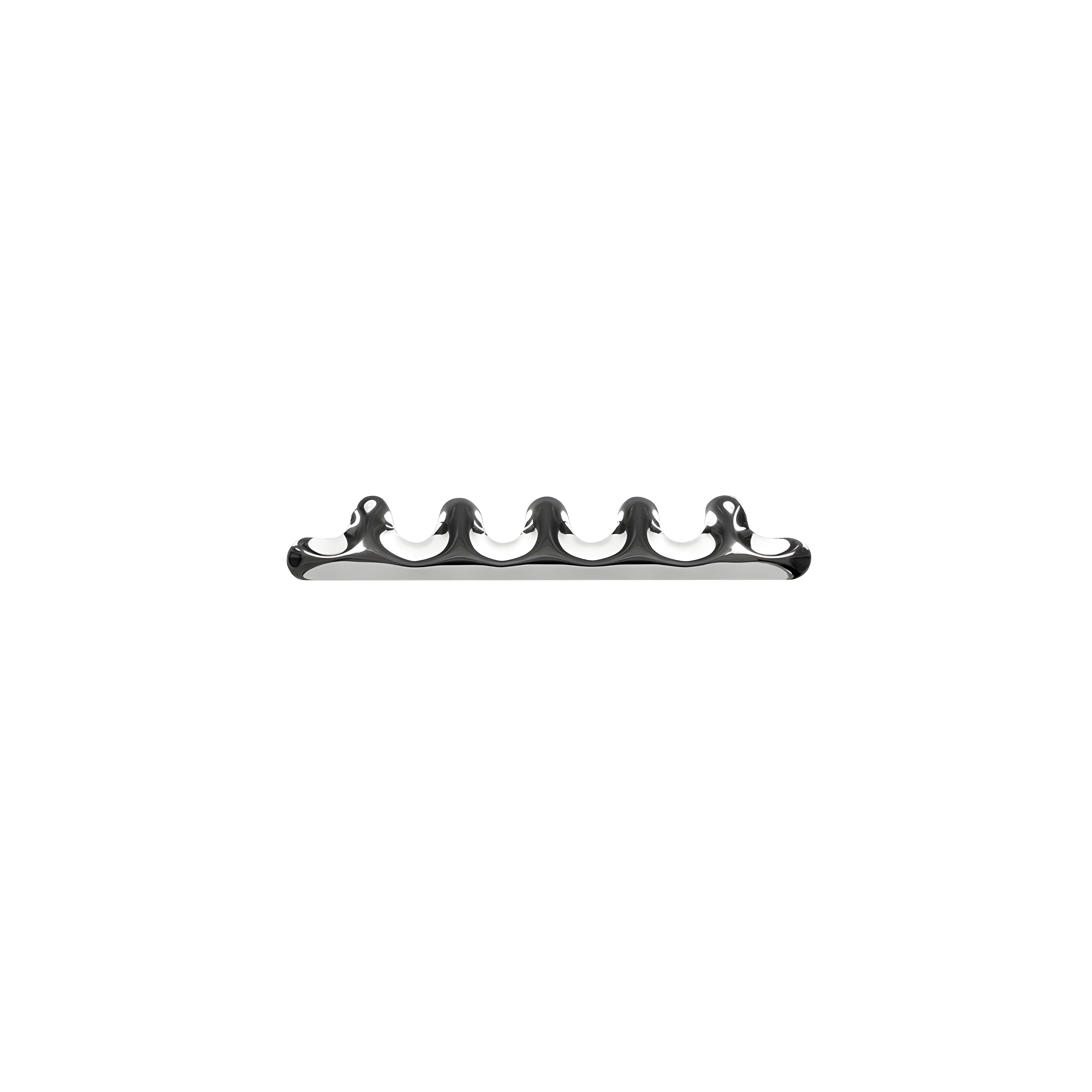 Kamm Wall Hanger: 5 + Inox Polished
