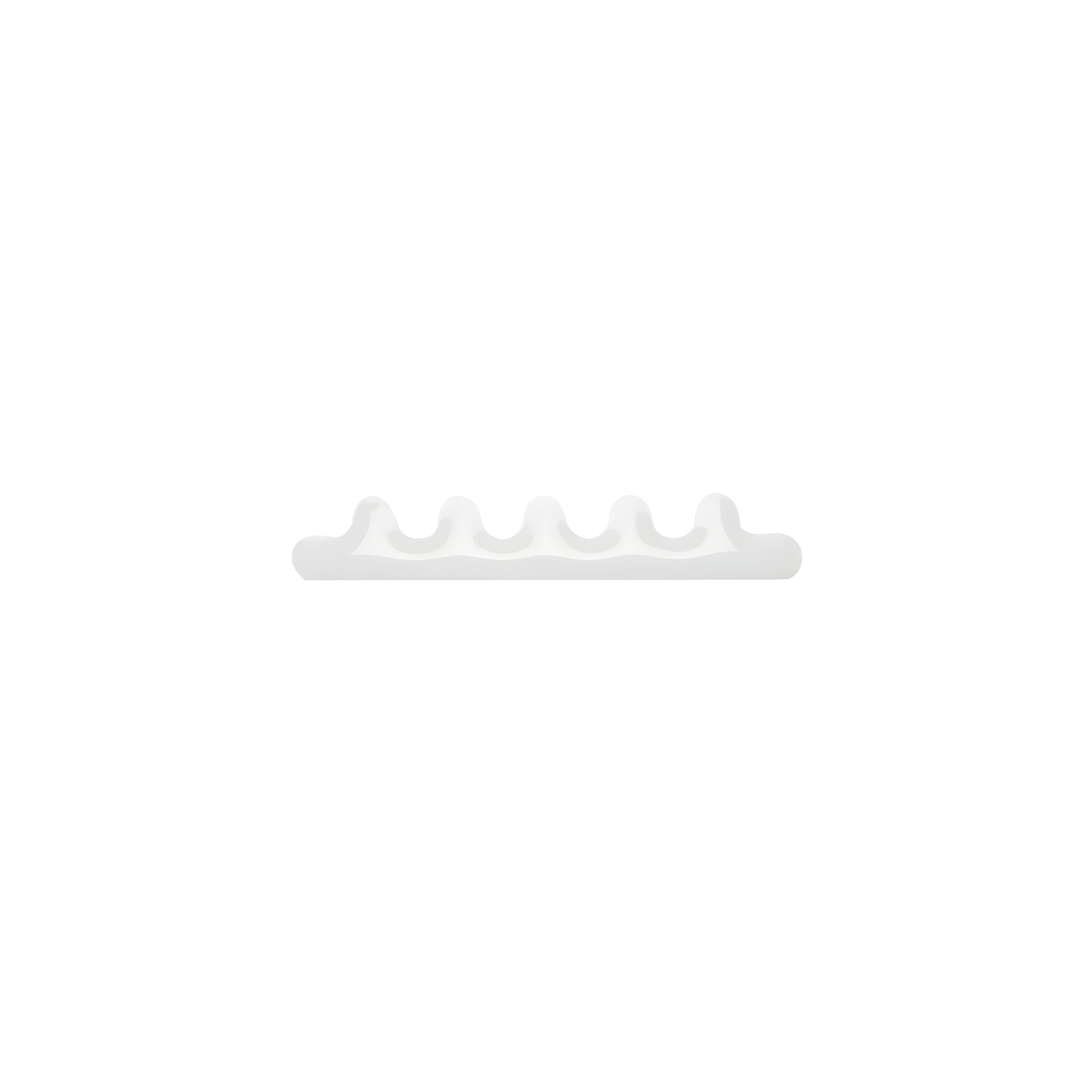 Kamm Wall Hanger: 5 + White Glossy Steel
