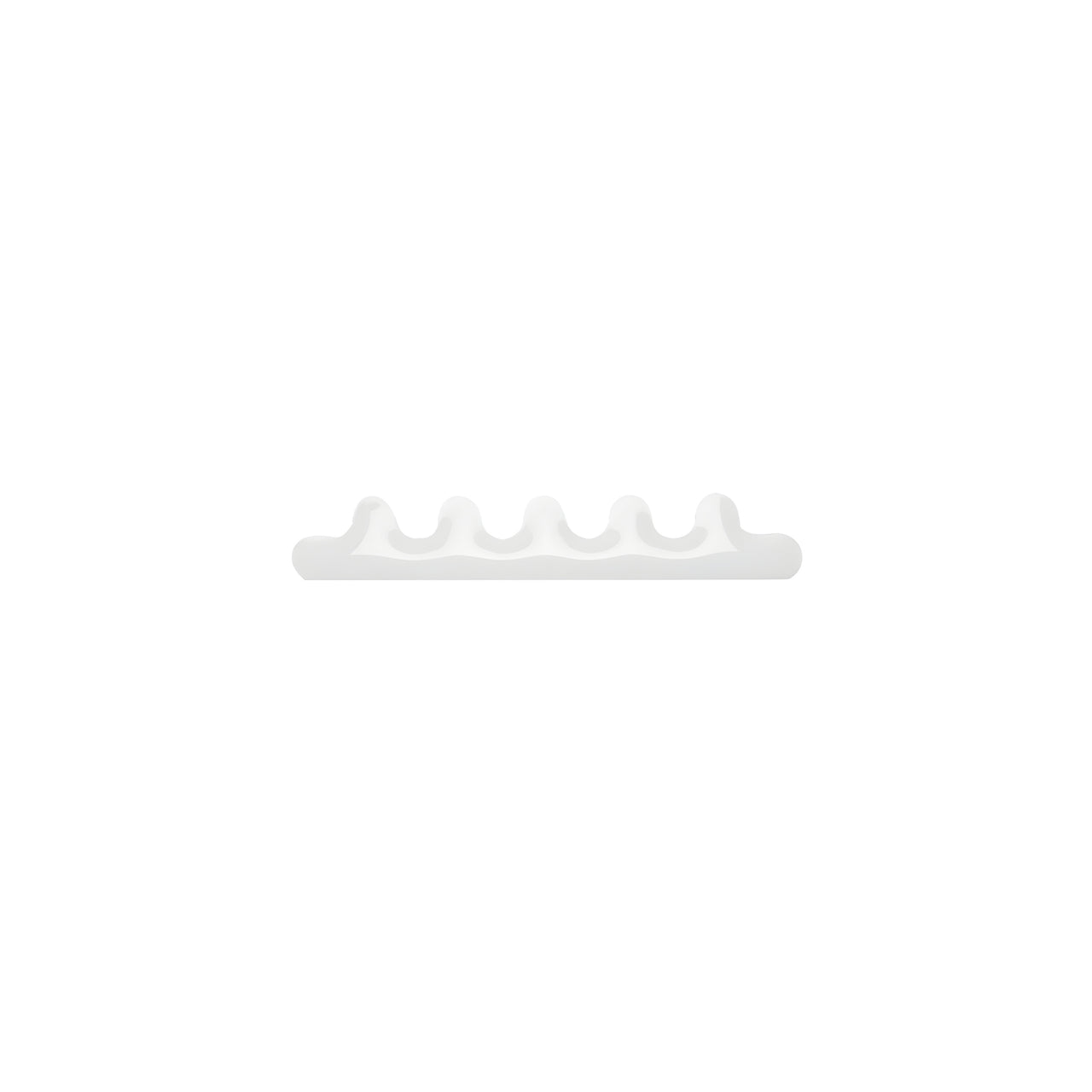 Kamm Wall Hanger: 5 + White Glossy Steel