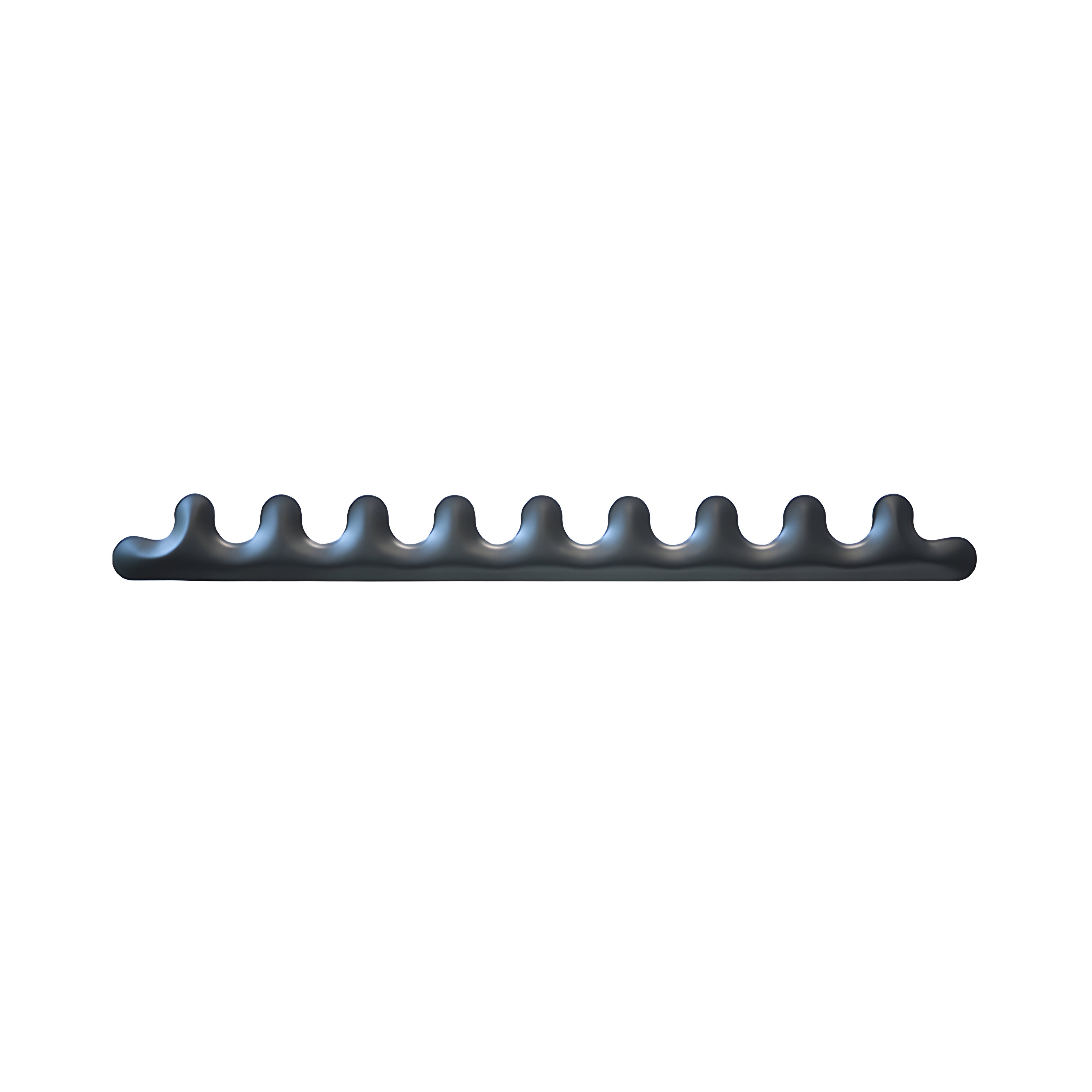 Kamm Wall Hanger: 9 + Graphite Grey Matt Steel